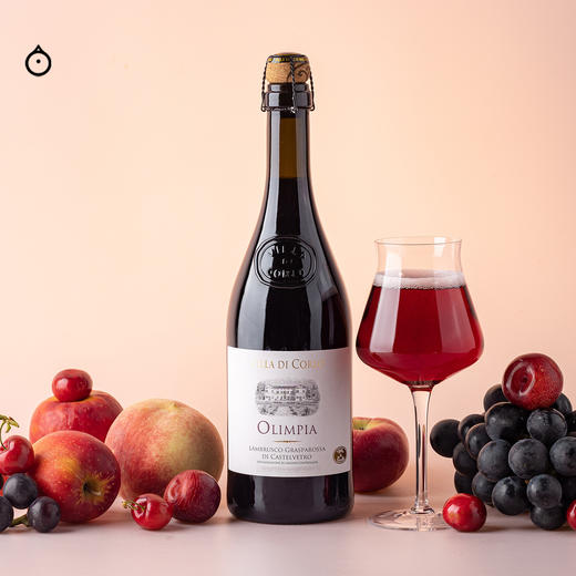 企鹅市集|意大利科罗奥林匹亚 国民Lambrusco干红起泡葡萄酒  树莓西柚汁 爽口 商品图1