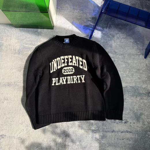 D110757超厚实五道杠提花logo圆领针织衫毛衣 商品图4