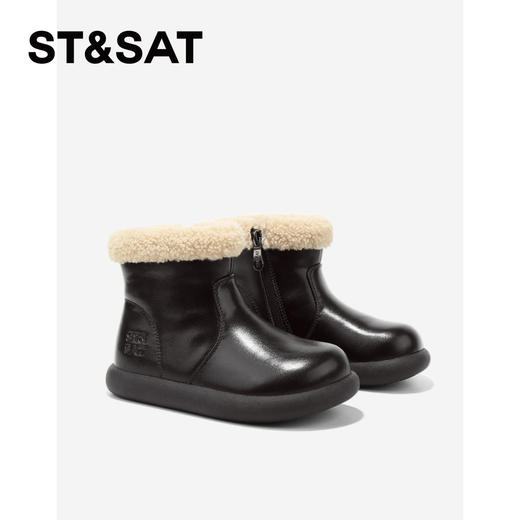 【童鞋】星期六加绒保暖简约时尚女童短靴SSD4192L0A 商品图6