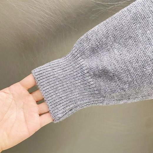 D110715拉链老花字母针织毛衣开衫外套男女同款 商品图8