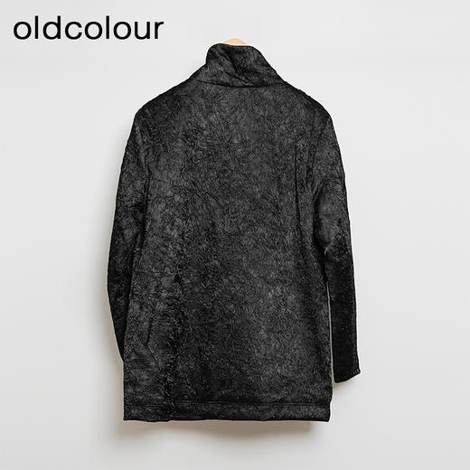 oldcolour欧珂冬季高级感立领修身中长款棉衣女O41082310 商品图3