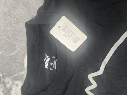 瑕疵PUMA/彪马 男士夏季透气胸前LOGO印花圆领短袖运动休闲T恤 商品图2