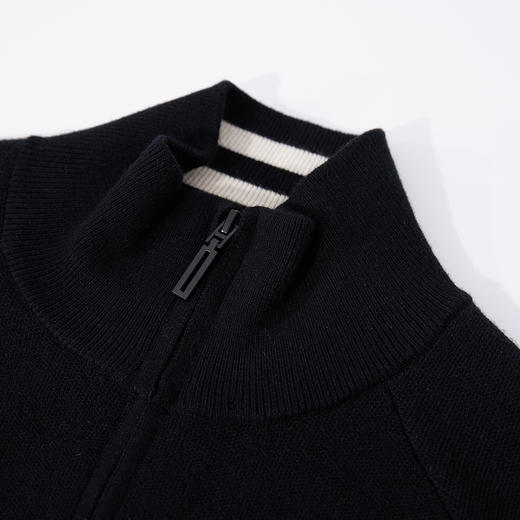 【新品上新】HX 冬季小立领开胸毛衫S107544123101 商品图4