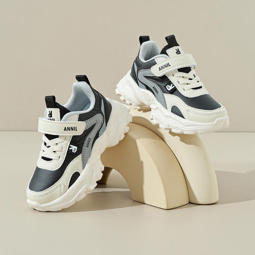 ANNIL/安奈儿童鞋男女童春秋防滑中大童透气春季秋季步鞋运动鞋运动风鞋子HM5305513 商品图1