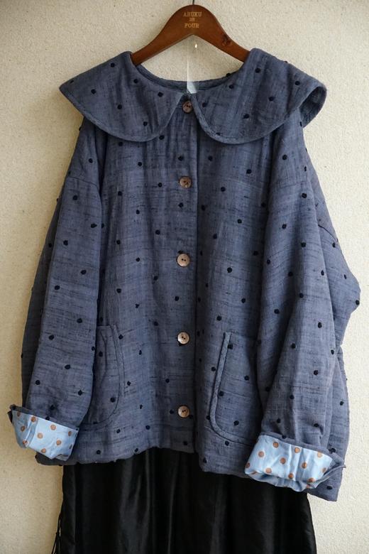 Bunon波点娃娃领棉服 商品图13