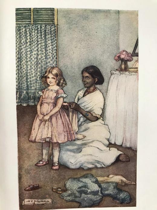 1929年 朱莉安娜·霍雷希克·尤因《拾光絮语：写给女孩的故事集》 配精美彩色插图 漆布精装32开 商品图6