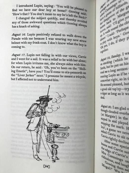 乔治与·格罗史密斯《无名日记》（1996） 数十幅插图精装大32开带书匣 商品图5