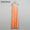 oldcolour欧珂夏季简约休闲时尚度假风无袖印花连衣裙女O22104252 商品缩略图1