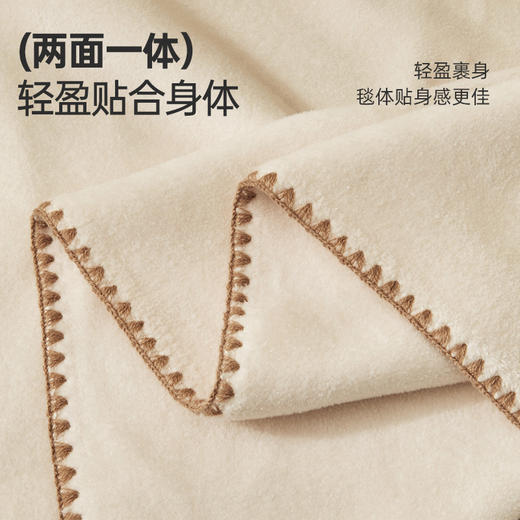 仿山羊绒双面多功能毯 商品图3