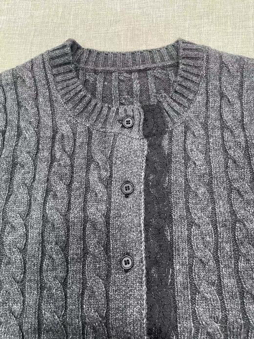 D110704冬新款时尚百搭羊毛混纺纱针织麻花毛衣女款 商品图13