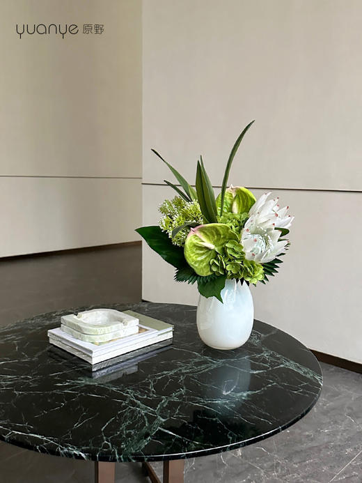 轻奢高端仿真花摆设件客厅酒店玄关蔷薇花束假花摆设餐桌装饰摆花 商品图1