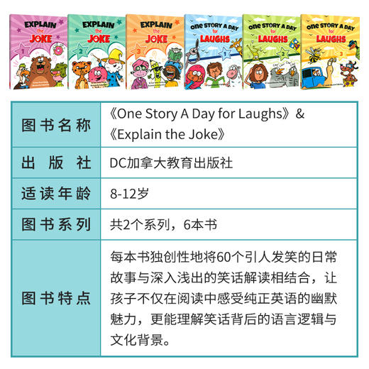 原版进口天天故事Explain the Joke & One Story a Day for Laughs 2册 玩笑解读与幽默故事 商品图2