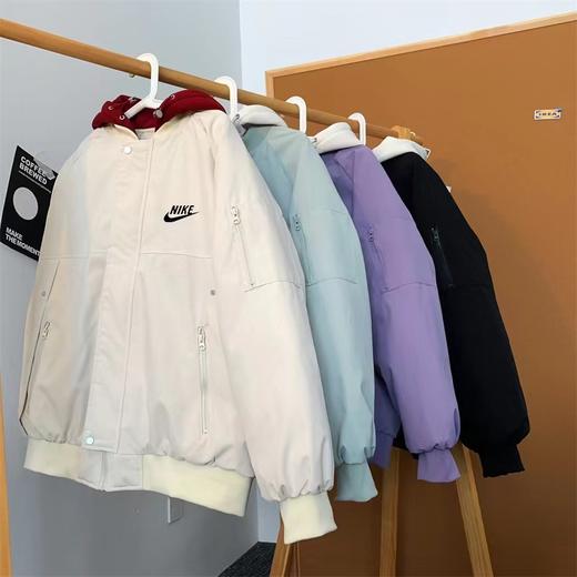 D110777新款轻量化质地功能性连帽棉衣棉服 商品图0