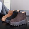 奥特莱斯 增高舒适 复古时尚休闲鞋 简约百搭 经典雪地靴 保暖舒适 防滑鞋底 商品缩略图1