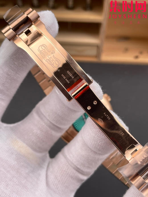 RC配重版 重量200克+ 玫瑰金咖啡盘DD 劳力士星期日历型系列 日志40mm 商品图6