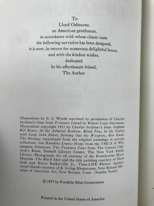 史蒂文森《金银岛》 配彩色插图 富兰克林图书馆豪华皮装本 商品图4