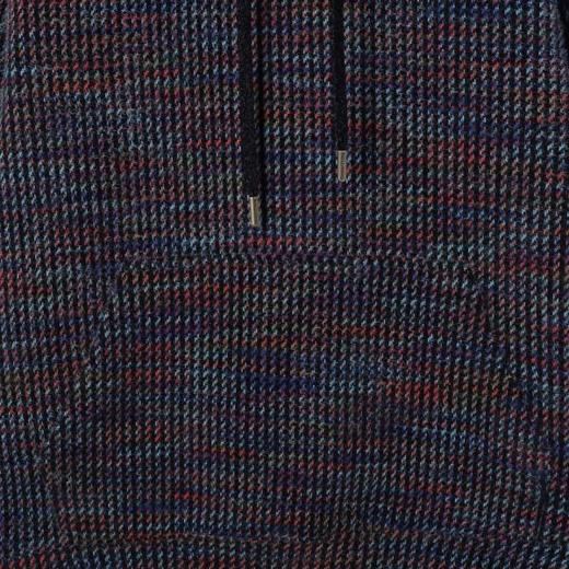 WY1274SDSA秋冬新款痞帅男装简约韩版撞色竖纹抽绳连帽针织卫衣宽松百搭 商品图2