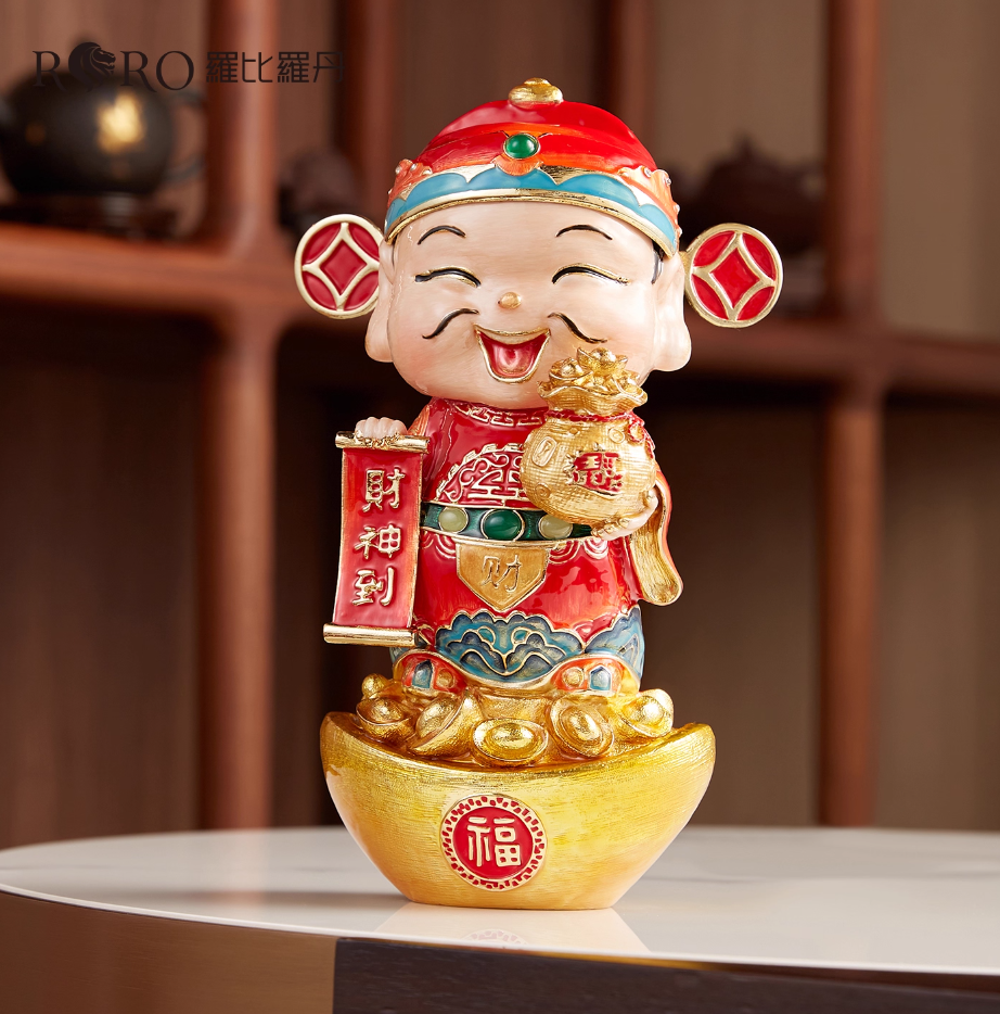 【彼达思】罗比罗丹财神爷摆件