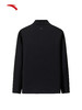 安踏针织立领运动外套男士黑色运动服上衣152541733-3 商品缩略图1