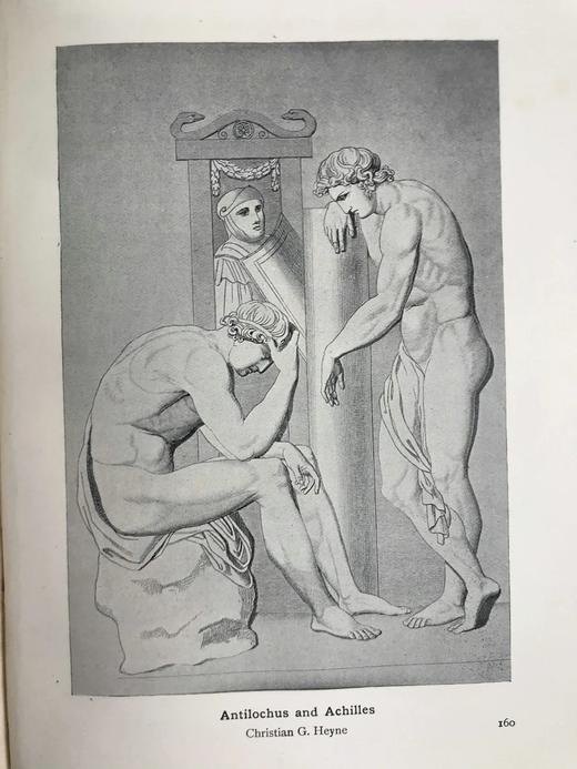1910年 伊利亚特故事集 16幅插图 漆布精装32开 商品图14