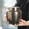 斑锡龙秋实茶仓锡罐复古纯锡茶叶罐大号秋实茶仓密封储茶罐个旧手工锡器 商品缩略图2