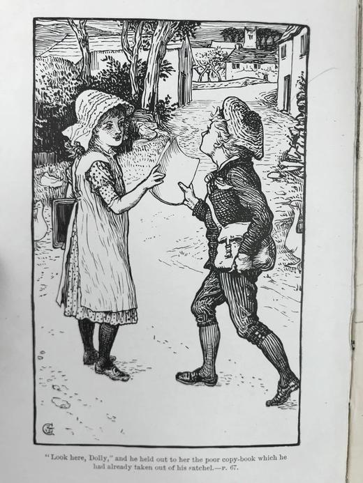 1920年 莫尔斯沃思夫人《四风农场》 沃尔特·克兰7幅插图 漆布精装32开 商品图9