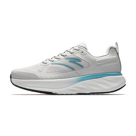 安踏城际丨缓震回弹慢跑鞋男鞋防滑耐磨黑色运动鞋112545592-3