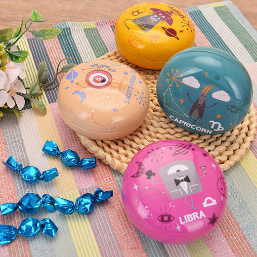 【新品上新】卡卡尼星座麦芽脆心巧克力制品30g/045549  精致奇趣小圆罐 商品图2