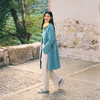 绽放753朵/湖畔·绵羊毛兔毛花纱设计感双面呢大衣中长款毛呢外套 商品缩略图3
