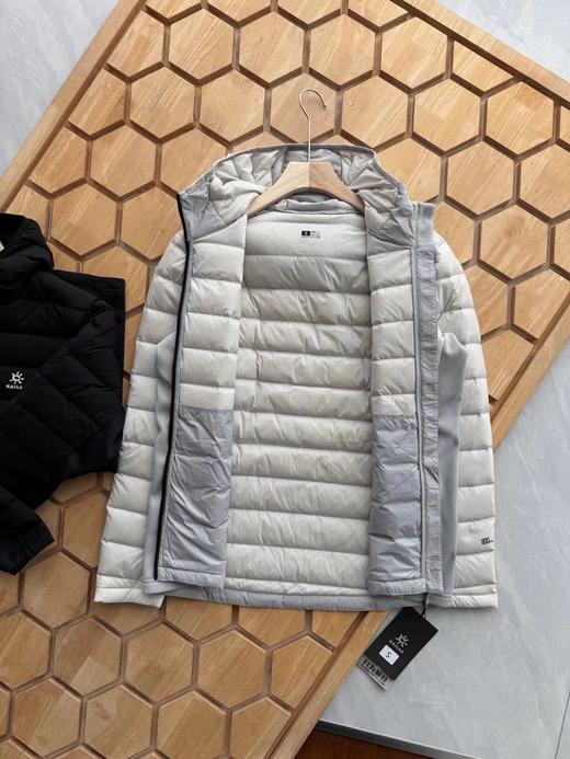 D110714新款MONT XO中国登山系列纯色户外防风防泼水保暖连帽轻薄羽绒服 商品图9