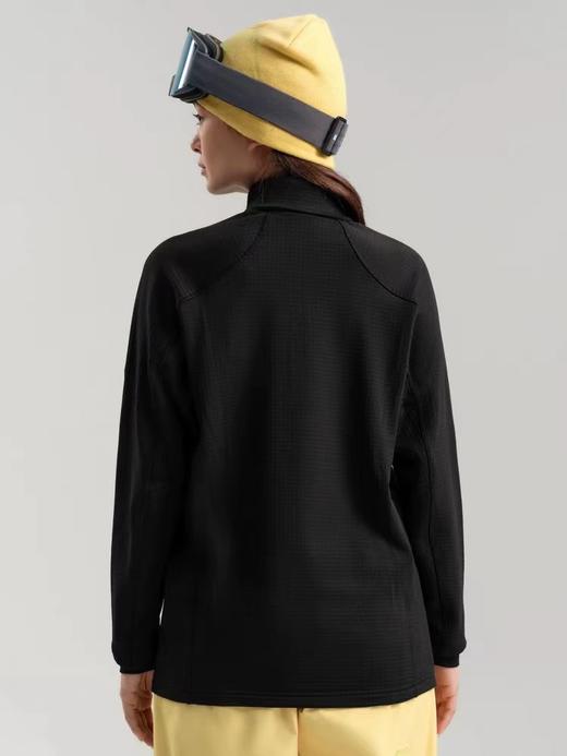 D110731男女情侣POLARTEC抓绒亲肤保暖滑雪中层针织套头衫 商品图3