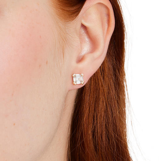 196021161247 kate spade dazzle 简约时尚优雅刻面宝石耳钉 商品图2