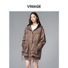 VIMAGE纬漫纪工装风腰部抽绳大口袋设计休闲时尚棉娄V2410102 商品缩略图1