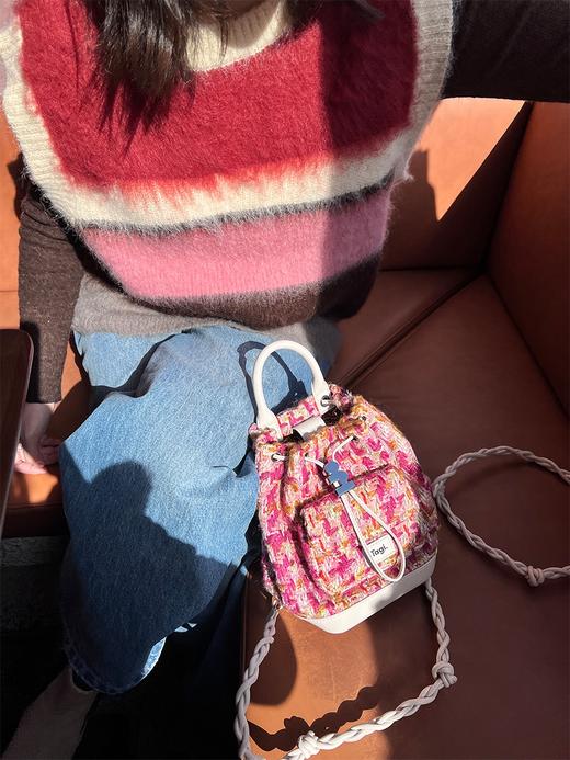 Tagi 画家珍珠编织束口双肩包 商品图3