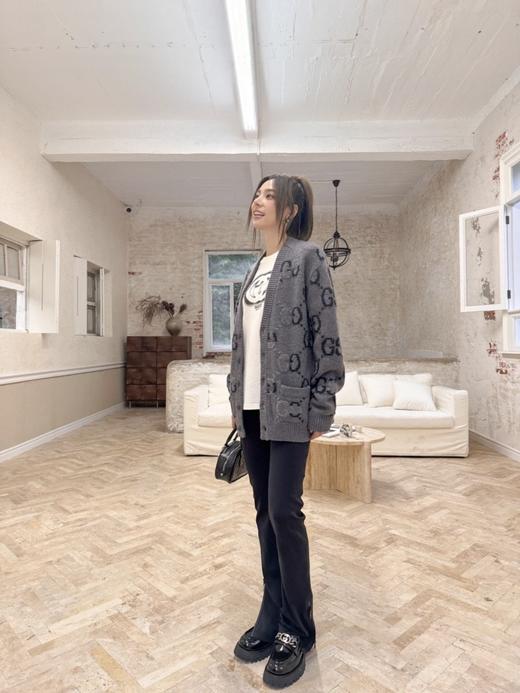 古驰 2025 FW GG提花羊毛针织开衫（DY） 商品图2