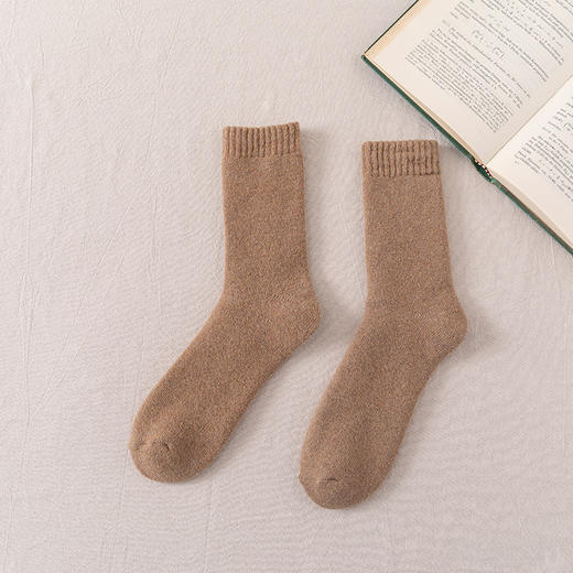【49元5双】秋冬加厚款羊毛袜 加厚棉圈  柔软亲肤 舒适保暖 颜色百搭 商品图5