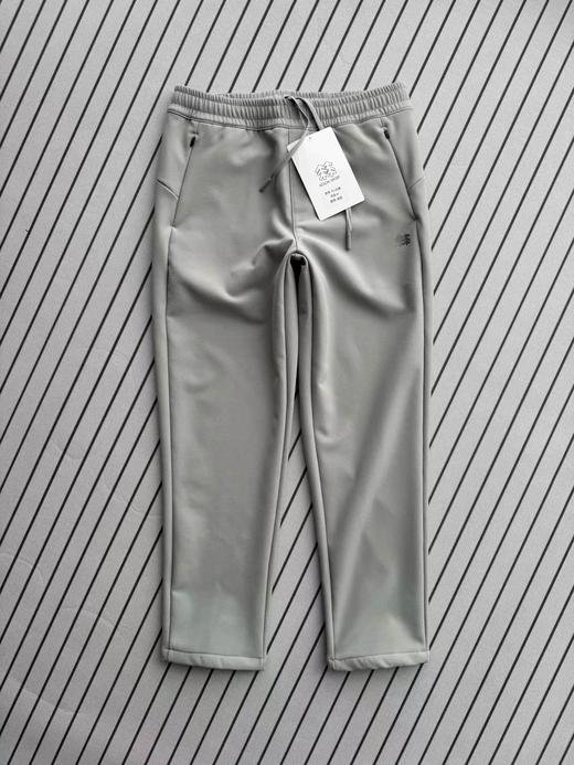 D110732情侣针织修身加绒加厚保暖运动休闲长裤 商品图6