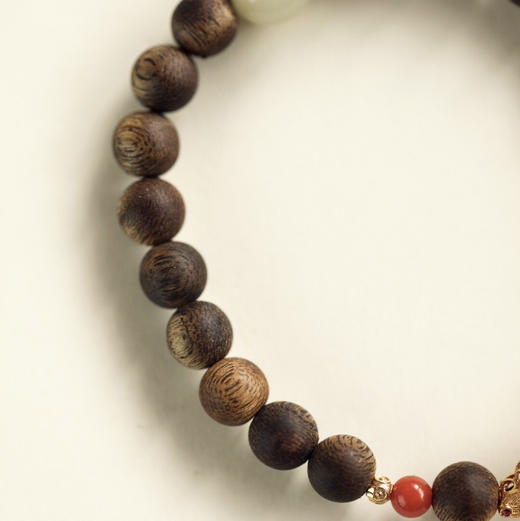 【青山特惠】7mm20颗 绿棋楠【音华】 沉香手链 c7 商品图4