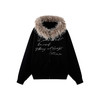 BJHG不计后果毛领连帽卫衣女秋冬新款潮牌复古加绒开衫休闲外套男 商品缩略图4