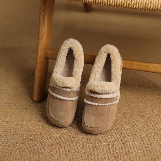 Ech&yolo羊翻皮领口纯羊毛新款雪地靴毛毛鞋HB-Z478 商品图7