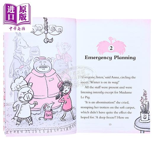 【中商原版】火烈鸟公馆5 Hotel Flamingo Frosty Fiesta 英文原版 儿童插图章节故事小说读物 系列第五部 冒险故事 进口童书 商品图3