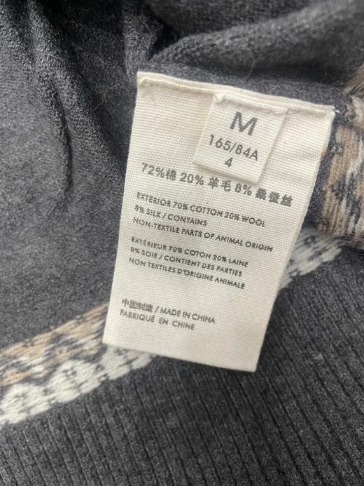 D110795秋冬新款羊毛混纺套头针织提花费尔岛毛衣 商品图14
