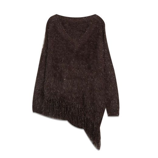 纯色不规则流苏毛衣-纪念日百货门店同款165043295 商品图4