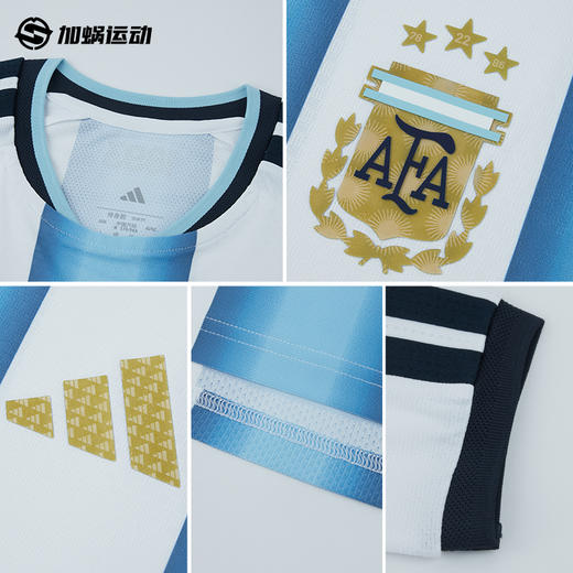 SFS阿迪达斯2026世界杯阿根廷主场长袖球员版球衣足球服男 KA8068 商品图2