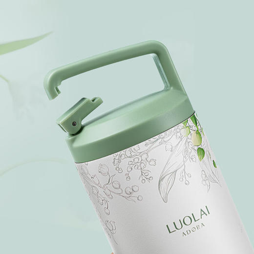 罗莱礼品-蕉叶铃兰保温杯 商品图4