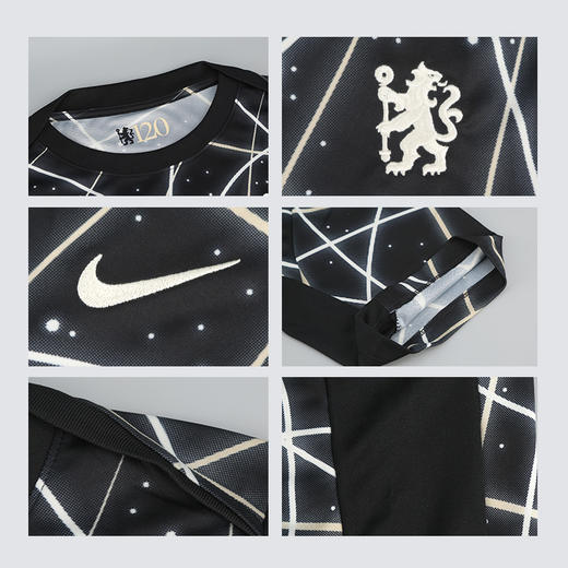 小李子NIKE耐克切尔西足球运动训练赛前短袖上衣成人男IF3967-010 商品图3