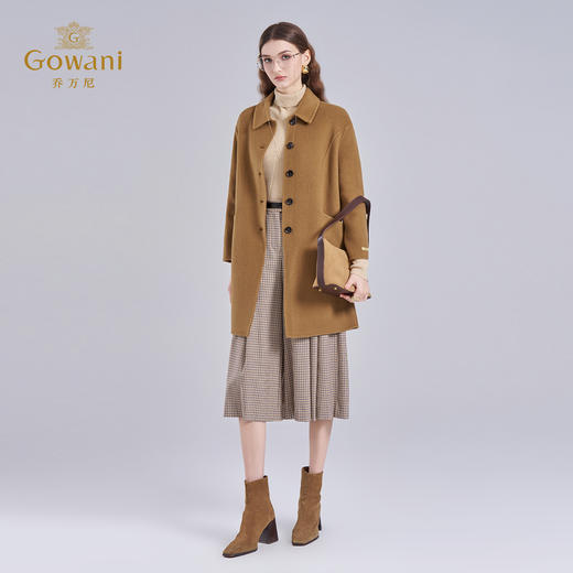 【100%绵羊毛】乔万尼毛呢外套经典设计EF4A142 商品图3