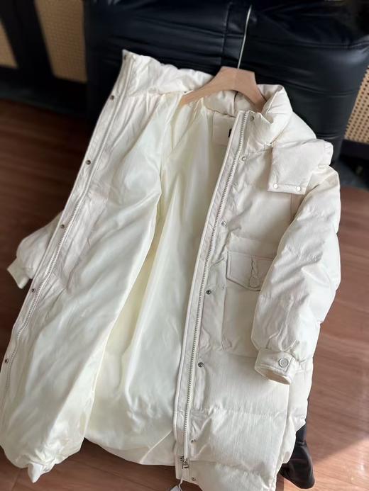 双十一活动雪*飞剪标加厚长款连帽羽绒服 商品图10