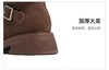 D110761复古堆堆靴女2025新款秋冬中筒西部牛仔靴复古皮带扣马丁靴 商品缩略图14