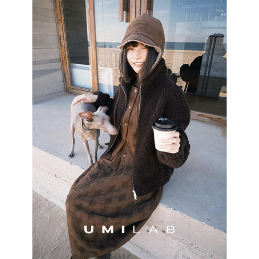 UMILAB｜云绒*高性价比皮草 100%羊毛 皮毛一体工艺夹克外套BC997W 商品图4